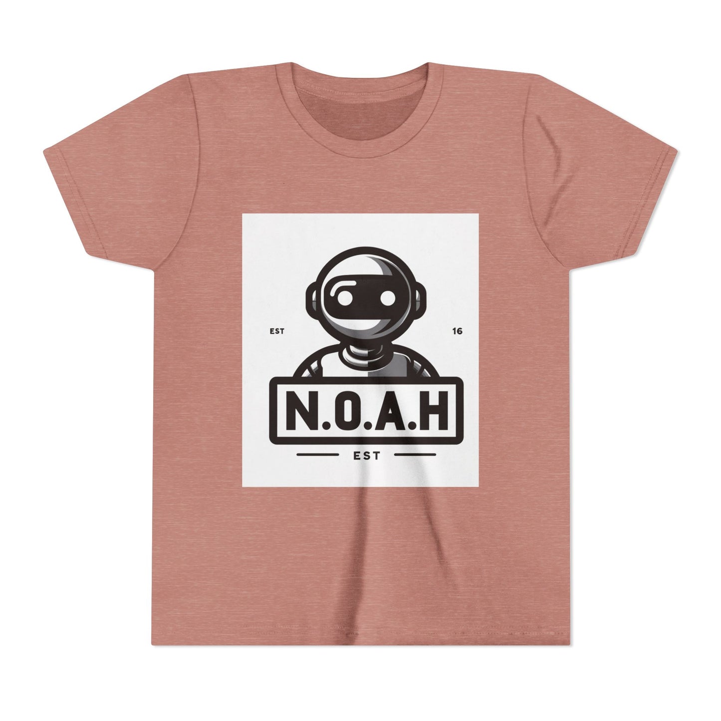 Kids Robot Head-N.O.A.H™ Graphic Youth Short Sleeve Shirt