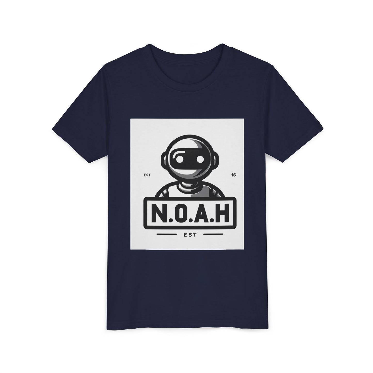 Kids Robot Head-N.O.A.H™ Graphic Youth Short Sleeve Shirt
