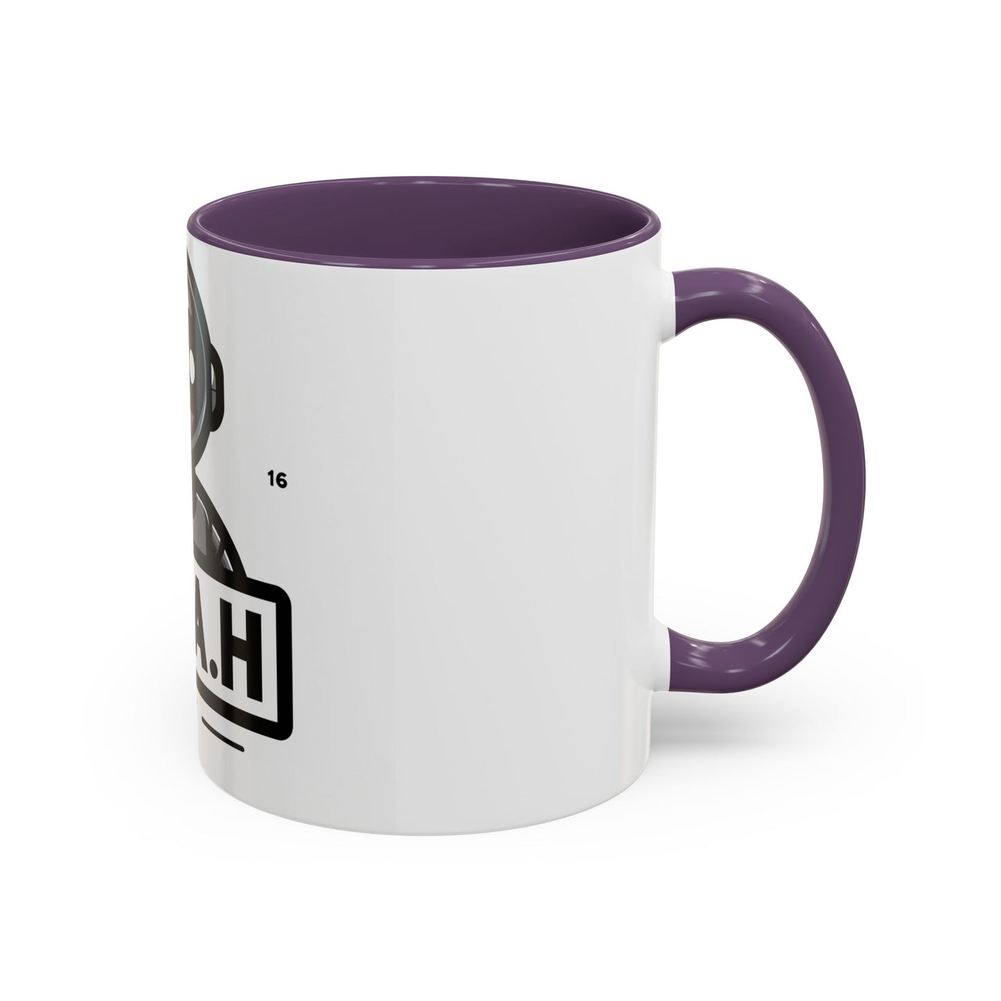 N.O.A.H™ Robot Accent Coffee Mug — Personalized Name Coffee Cup (11/15oz)