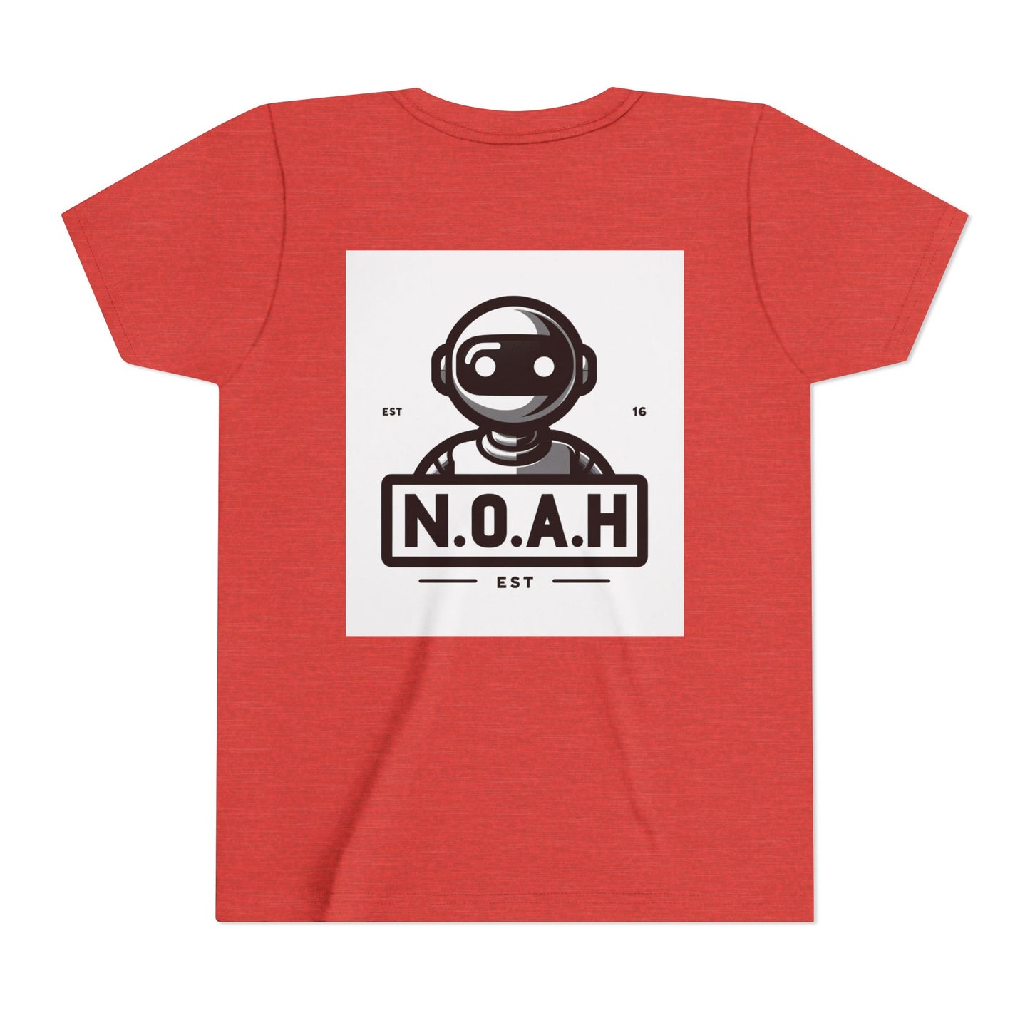 Kids Robot Head-N.O.A.H™ Graphic Youth Short Sleeve Shirt