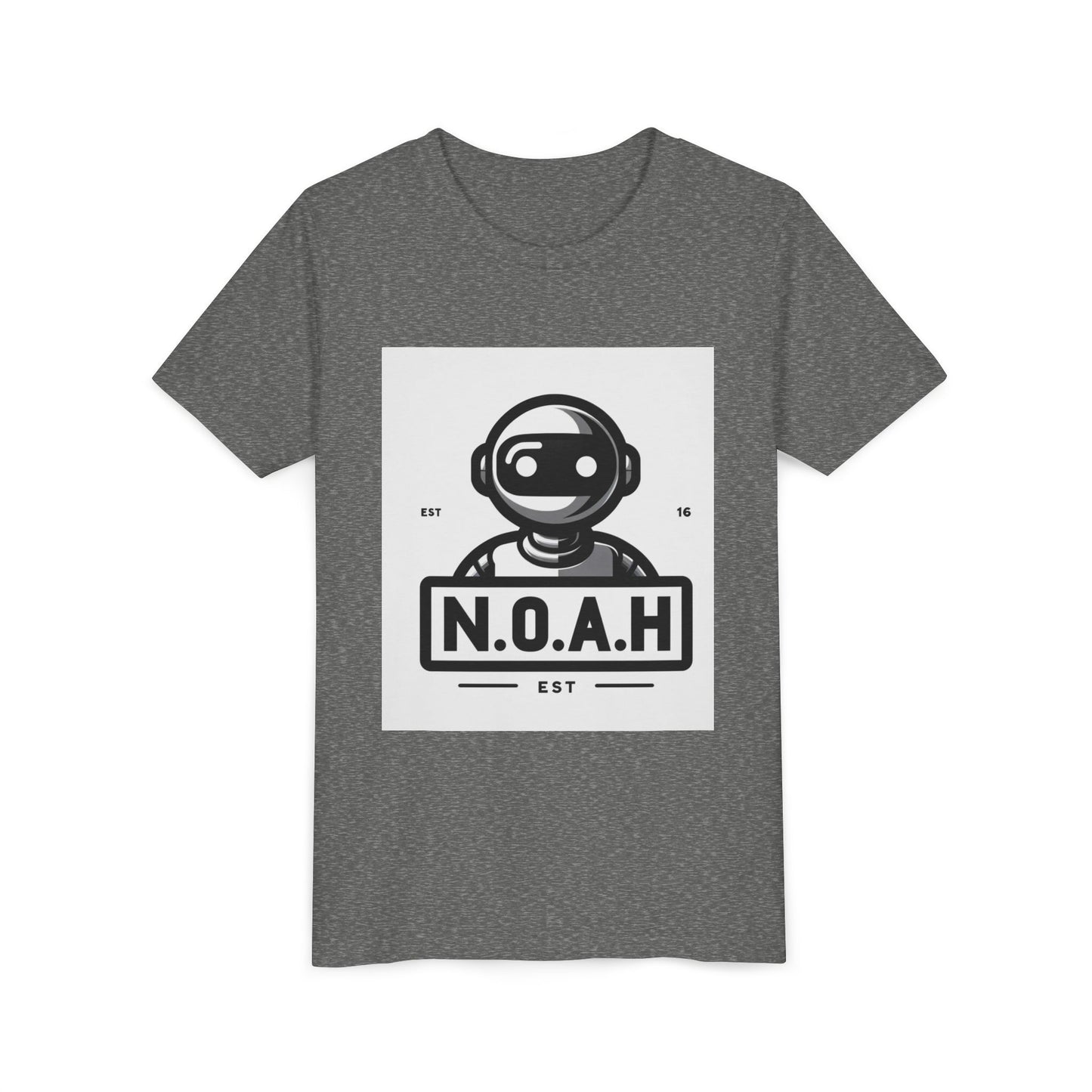 Kids Robot Head-N.O.A.H™ Graphic Youth Short Sleeve Shirt