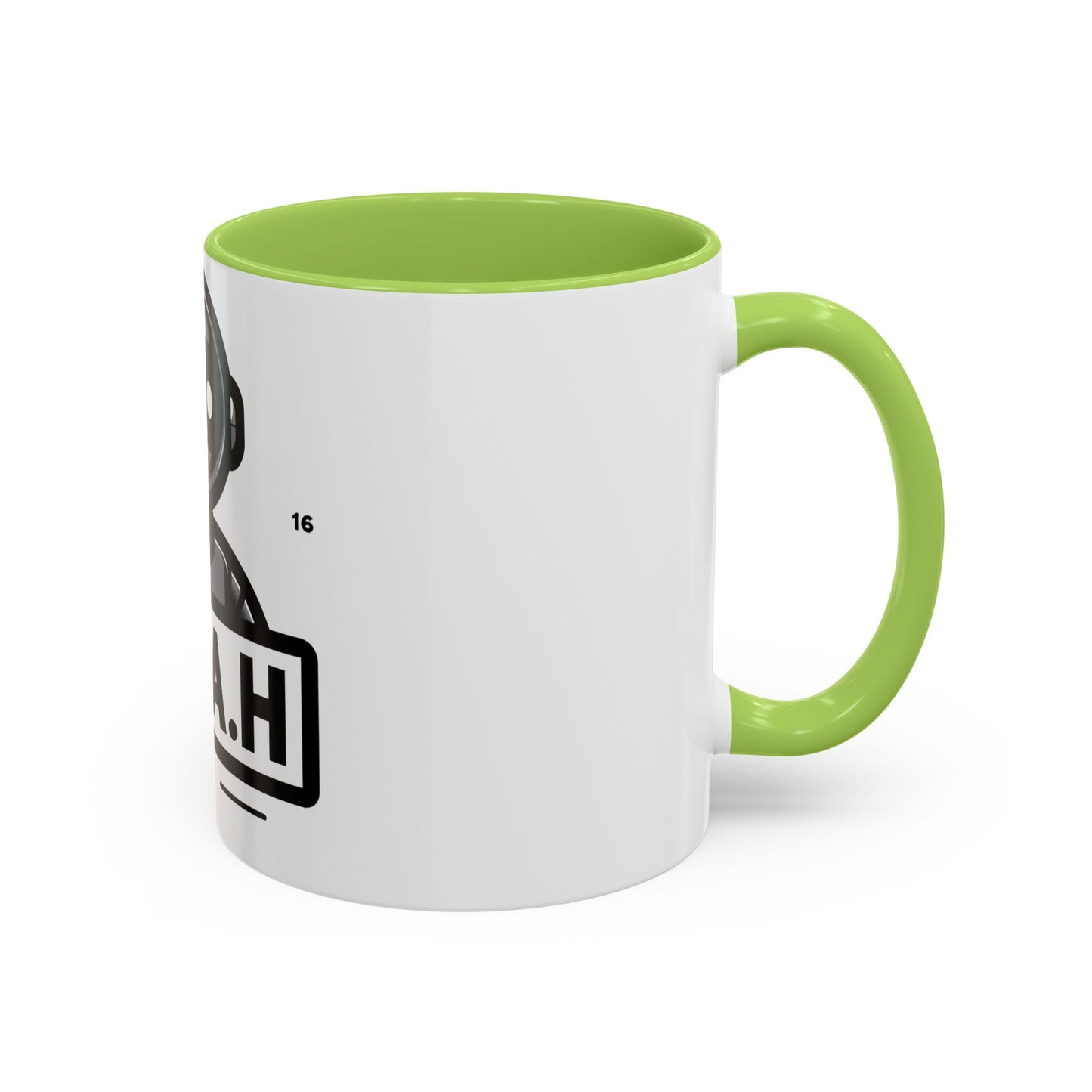 N.O.A.H™ Robot Accent Coffee Mug — Personalized Name Coffee Cup (11/15oz)