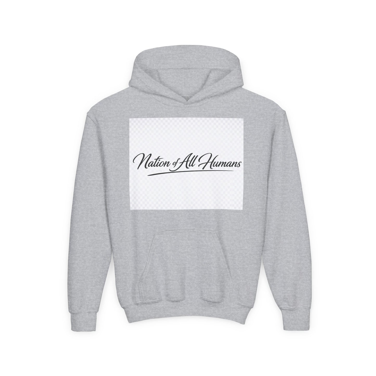 Youth Hoodie - Nation of All Humans™ (N.O.A.H™)" Graphic Astronaut Logo Hoodie