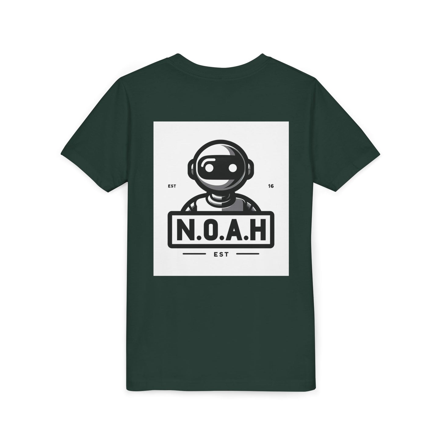 Kids Robot Head-N.O.A.H™ Graphic Youth Short Sleeve Shirt