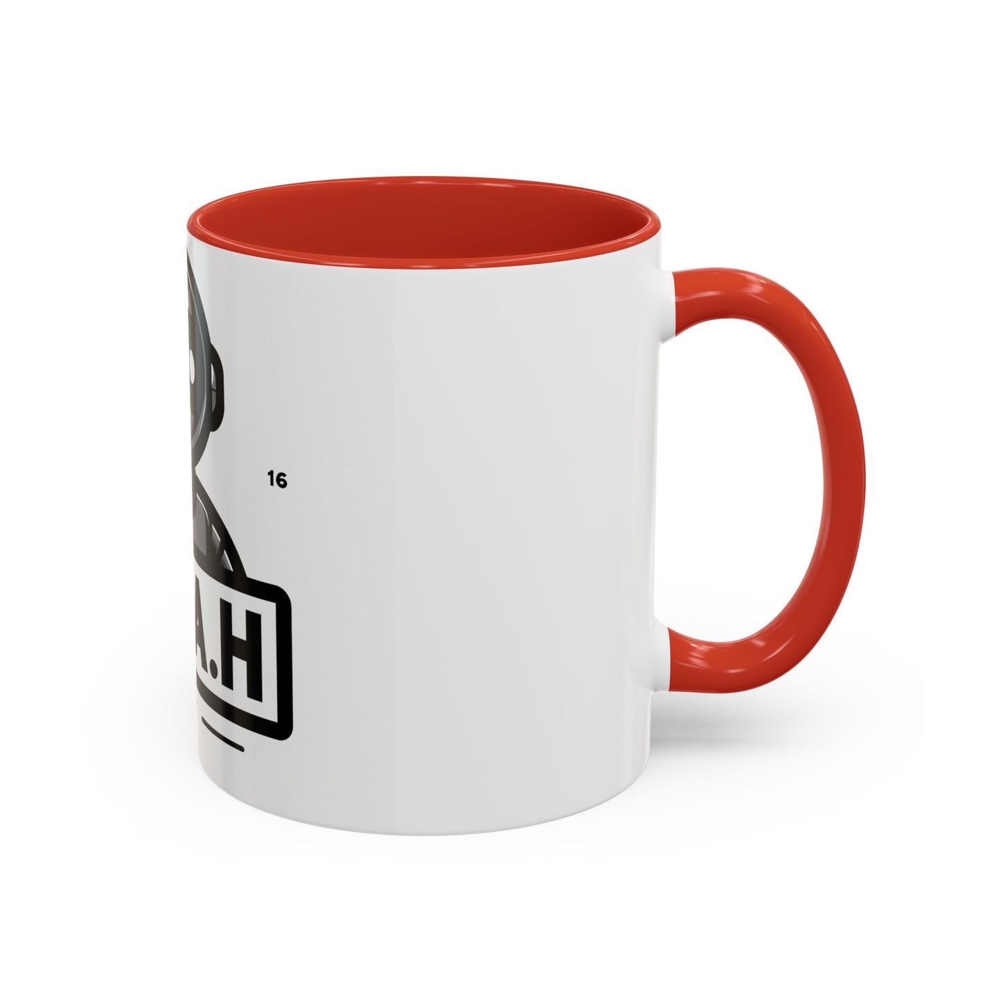 N.O.A.H™ Robot Accent Coffee Mug — Personalized Name Coffee Cup (11/15oz)
