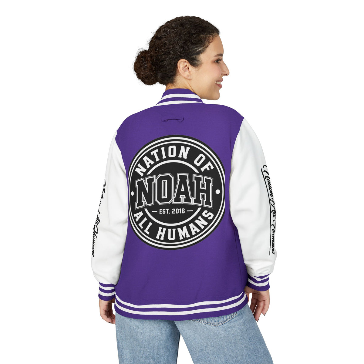 N.O.A.H™ Letterman Jacket — Nation of All Humans™ Varsity Jacket