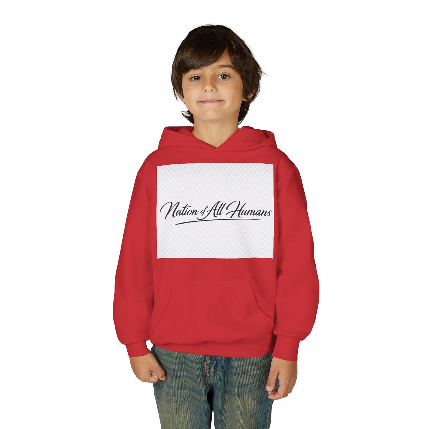 Youth Hoodie - Nation of All Humans™ (N.O.A.H™)" Graphic Astronaut Logo Hoodie