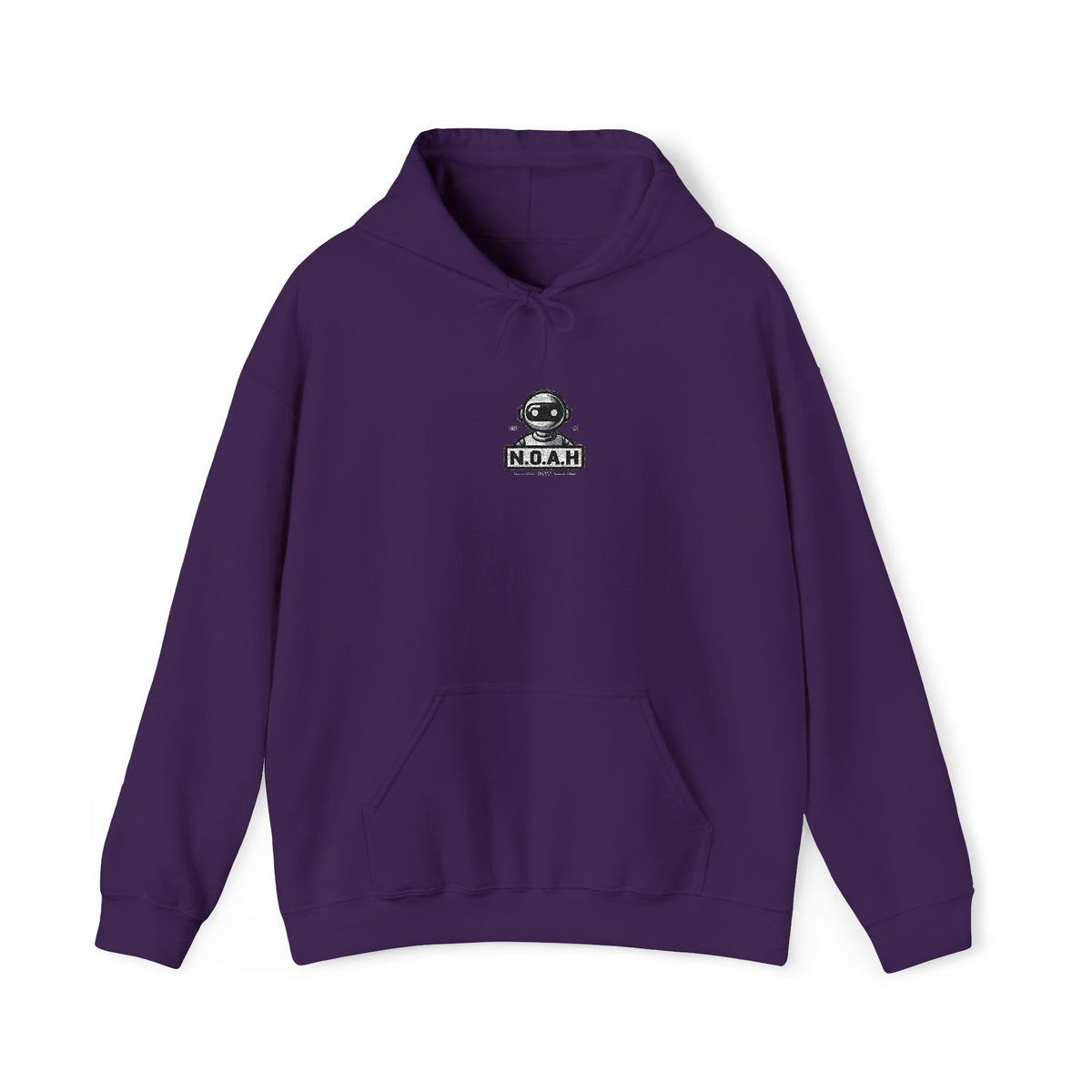 N.O.A.H™ Robot Head Hoodie — 'Space Cadet' Graphic Pullover