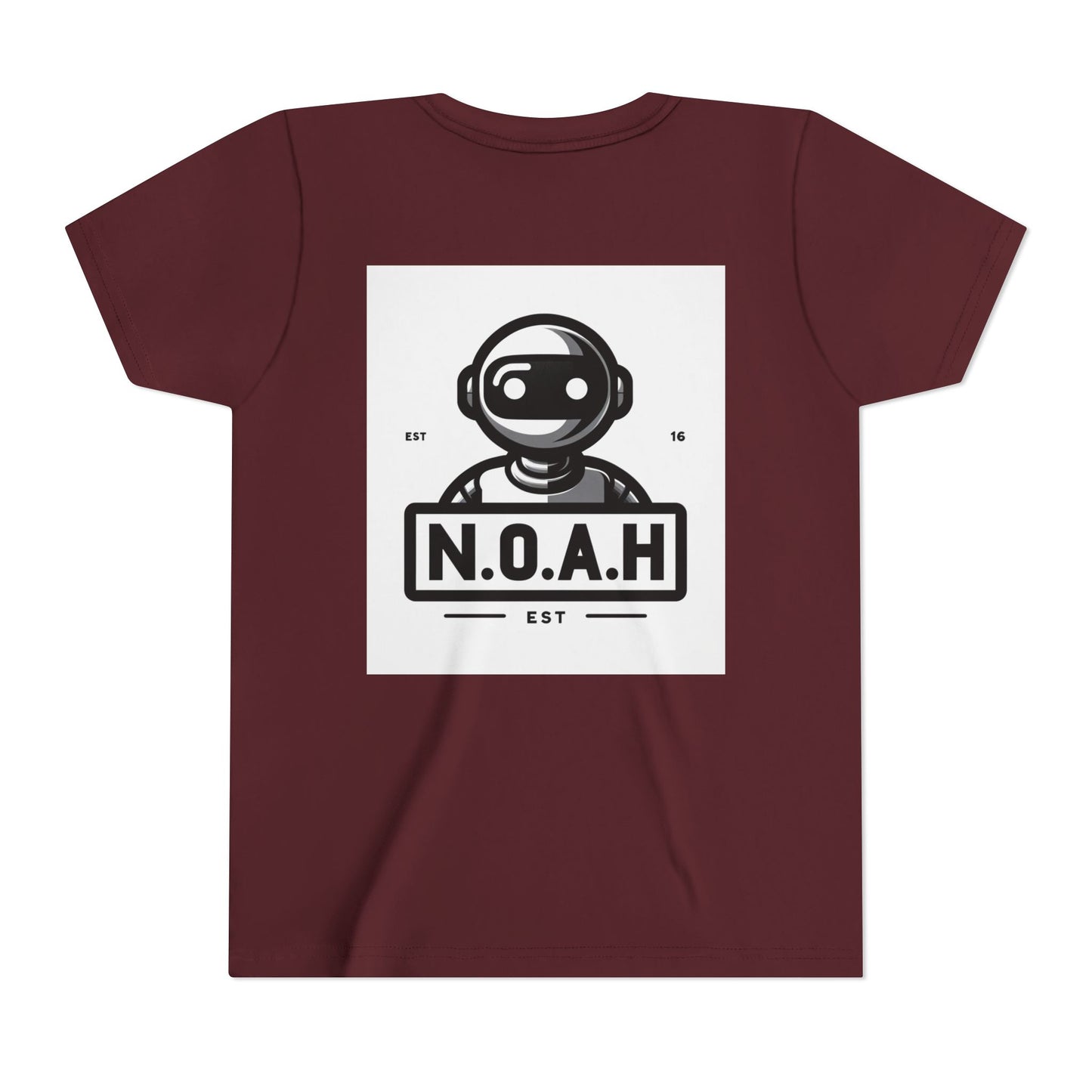 Kids Robot Head-N.O.A.H™ Graphic Youth Short Sleeve Shirt
