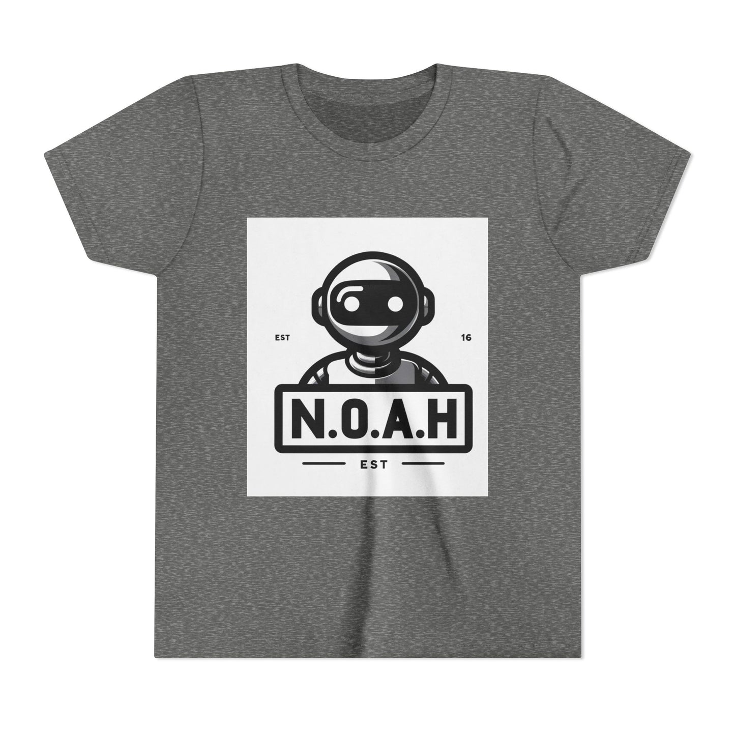 Kids Robot Head-N.O.A.H™ Graphic Youth Short Sleeve Shirt