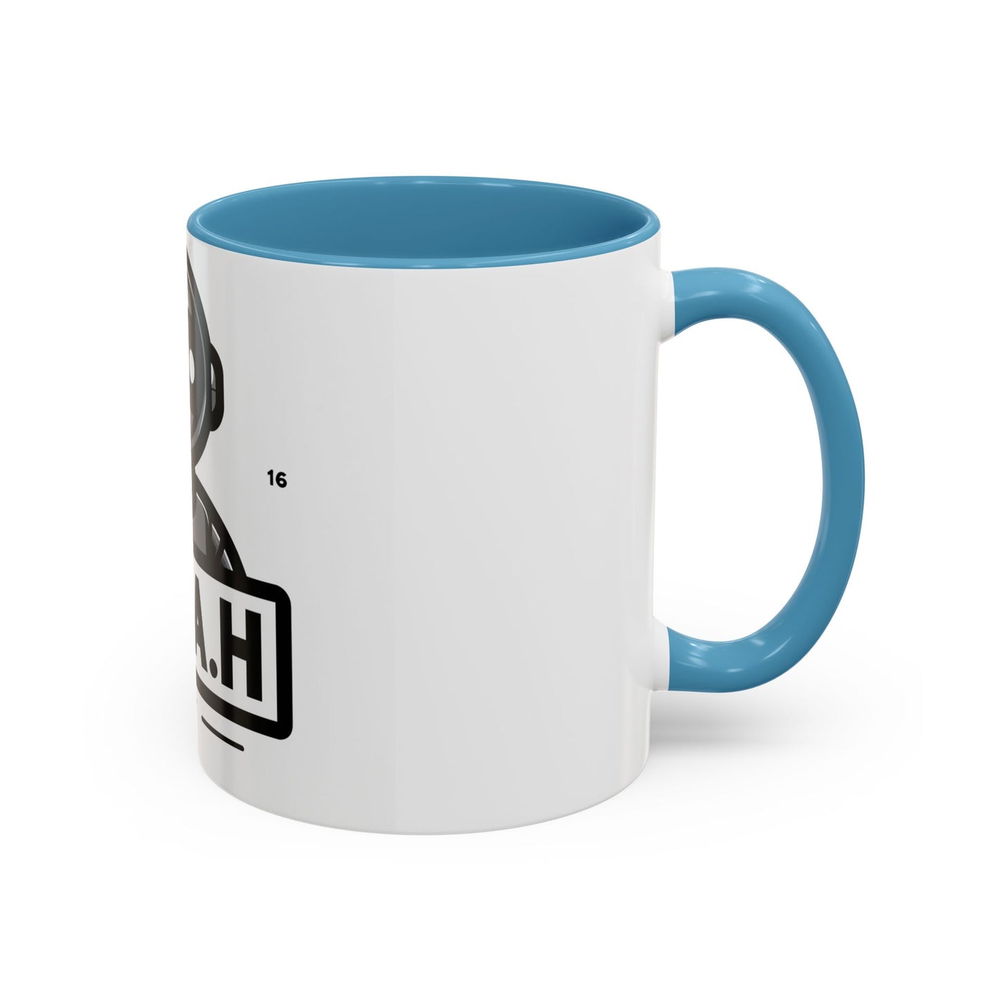 N.O.A.H™ Robot Accent Coffee Mug — Personalized Name Coffee Cup (11/15oz)