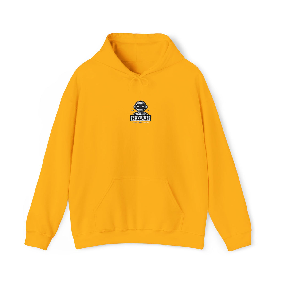 N.O.A.H™ Robot Head Hoodie — 'Space Cadet' Graphic Pullover
