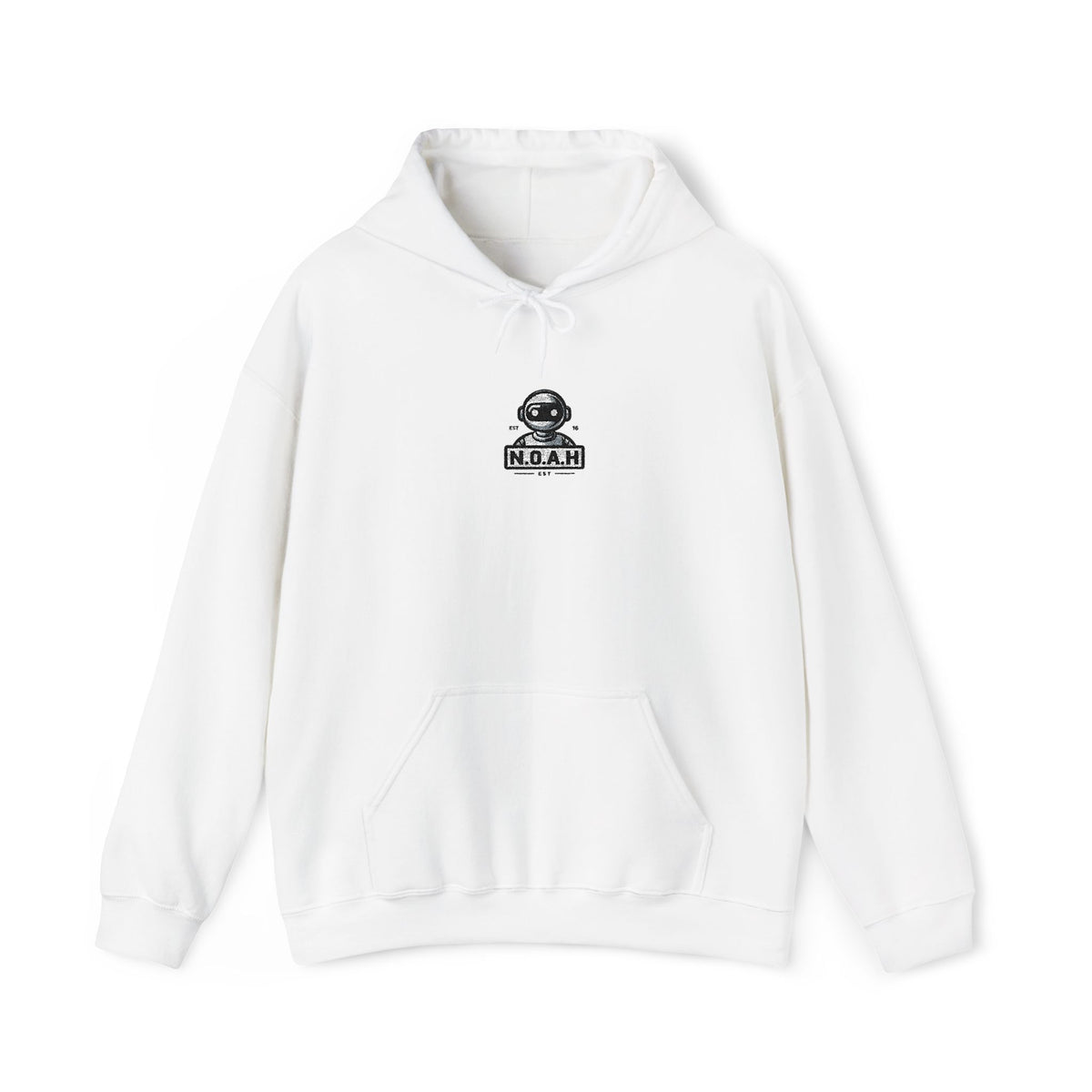 N.O.A.H™ Robot Head Hoodie — 'Space Cadet' Graphic Pullover