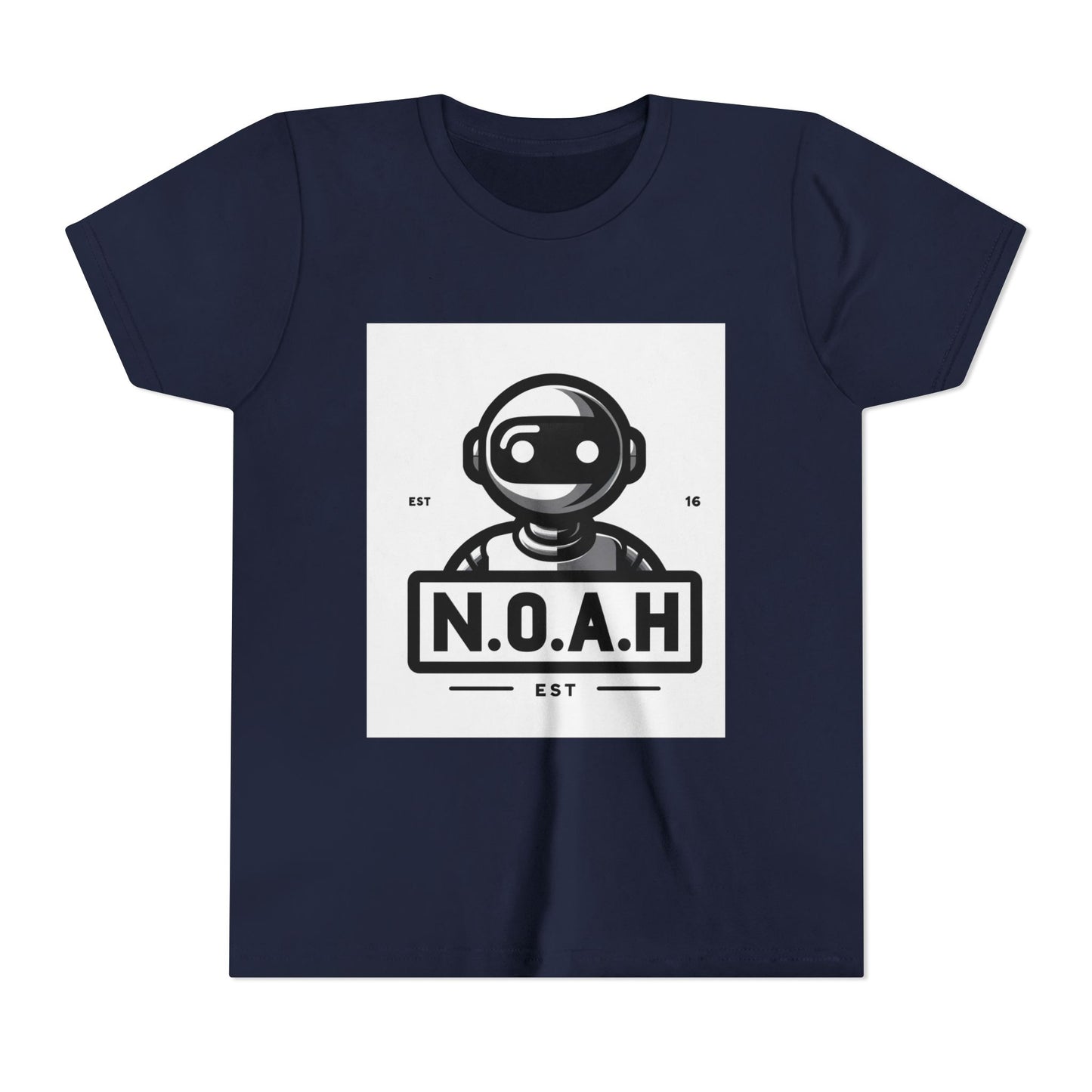 Kids Robot Head-N.O.A.H™ Graphic Youth Short Sleeve Shirt