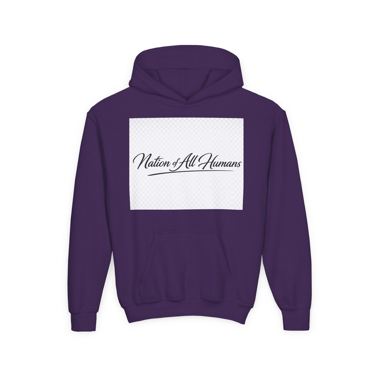 Youth Hoodie - Nation of All Humans™ (N.O.A.H™)" Graphic Astronaut Logo Hoodie