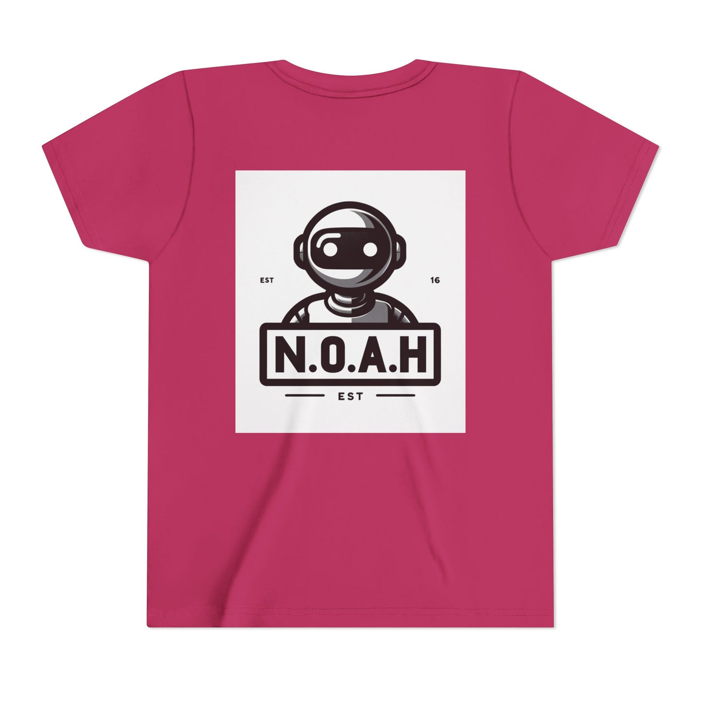 Kids Robot Head-N.O.A.H™ Graphic Youth Short Sleeve Shirt