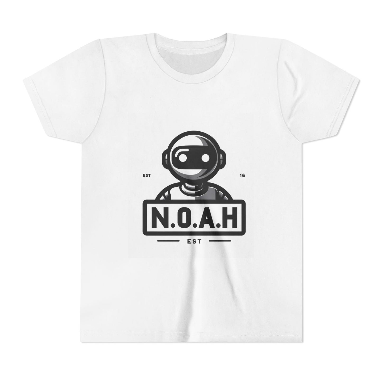 Kids Robot Head-N.O.A.H™ Graphic Youth Short Sleeve Shirt
