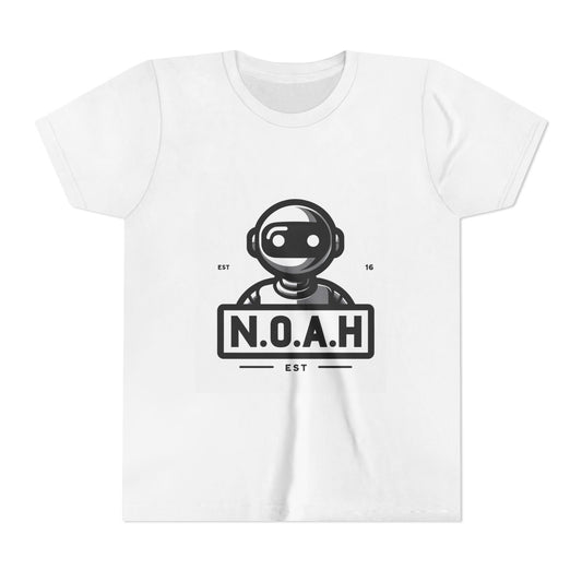 Kids Robot Head-N.O.A.H™ Graphic Youth Short Sleeve Shirt