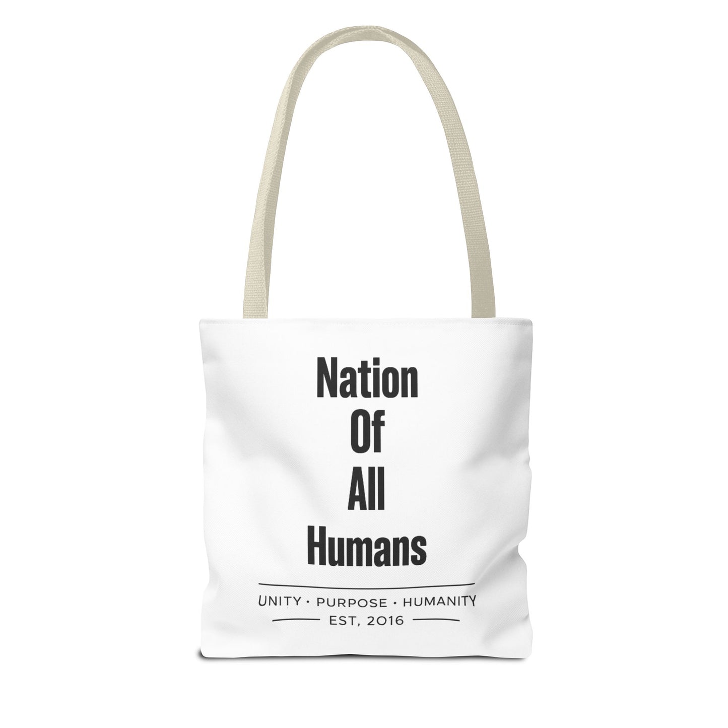 N.O.A.H™ Tote Bag — Nation of All Humans™ Graphic Tote (Unity • Purpose • Humanity)