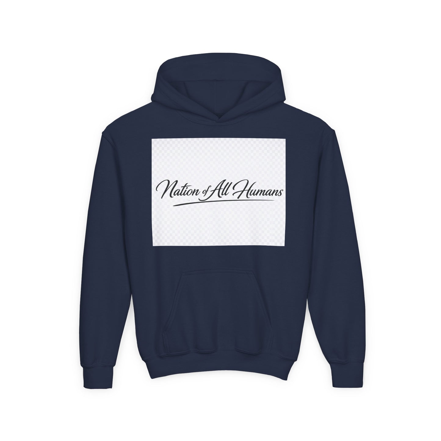 Youth Hoodie - Nation of All Humans™ (N.O.A.H™)" Graphic Astronaut Logo Hoodie