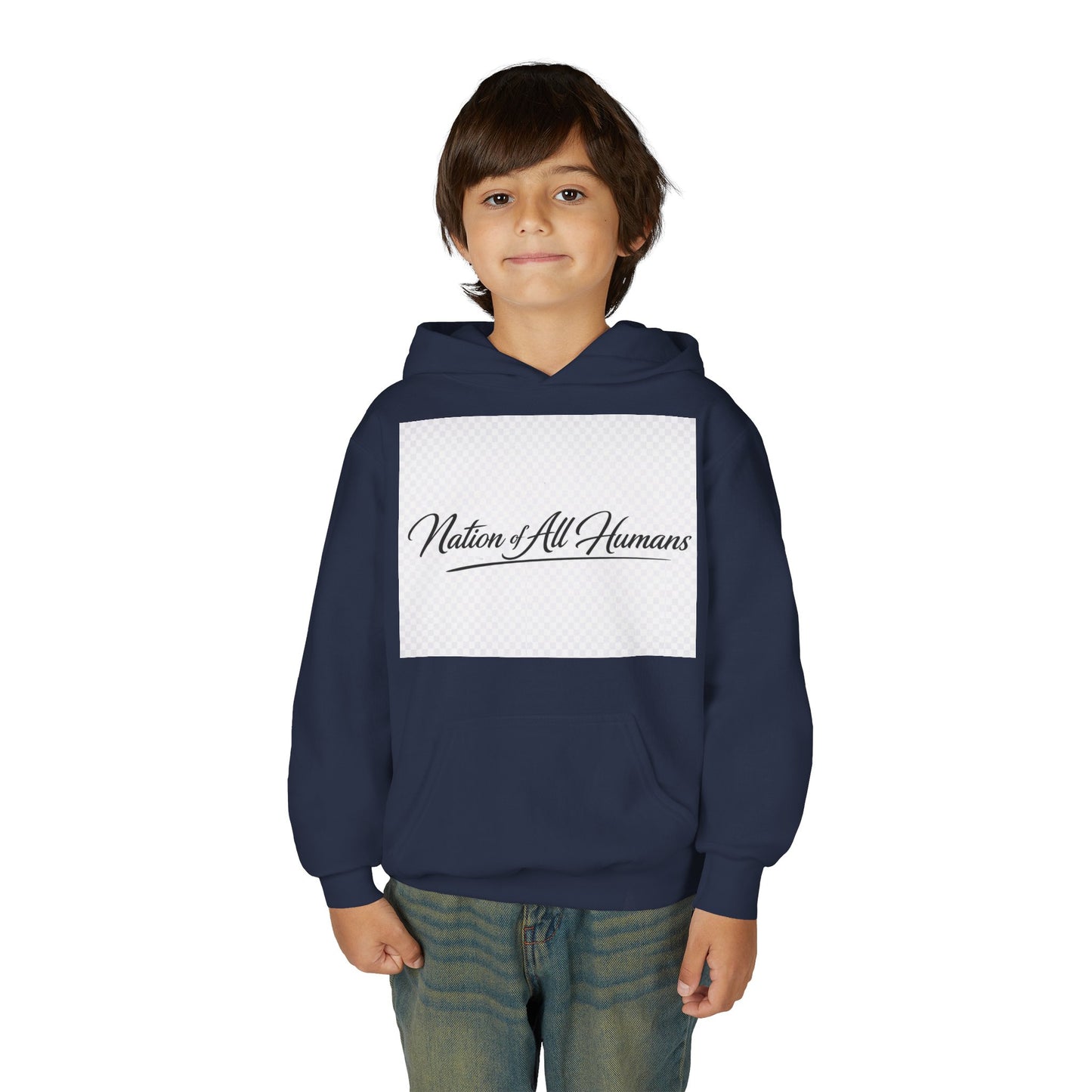 Youth Hoodie - Nation of All Humans™ (N.O.A.H™)" Graphic Astronaut Logo Hoodie