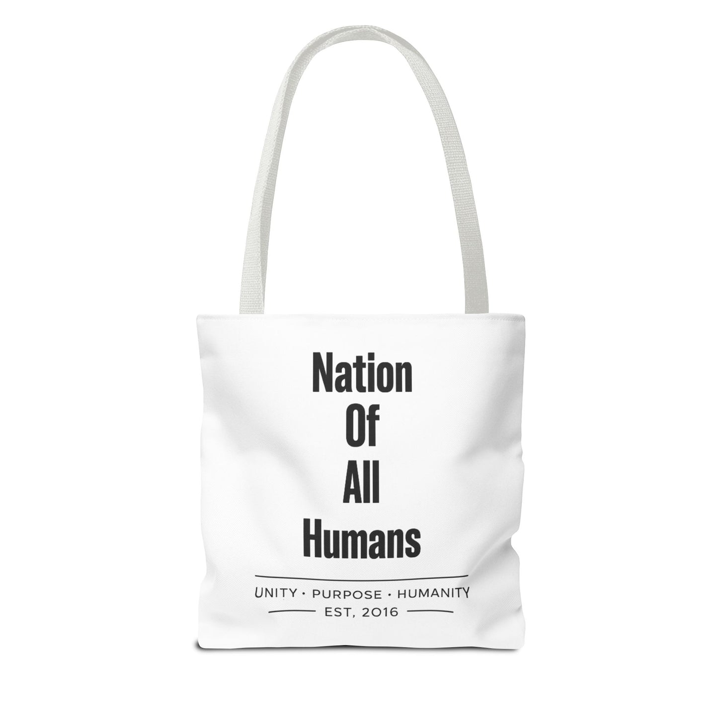 N.O.A.H™ Tote Bag — Nation of All Humans™ Graphic Tote (Unity • Purpose • Humanity)