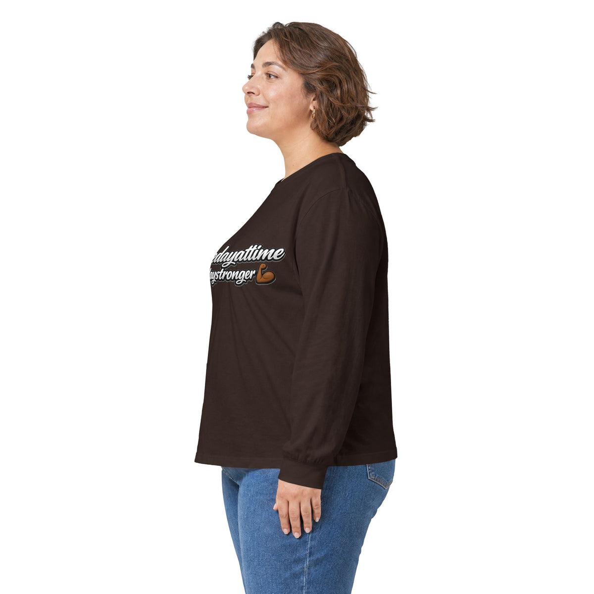 N.O.A.H™ Believer's Robot Long Sleeve Tee — #Onedayatatime Inspirational Shirt