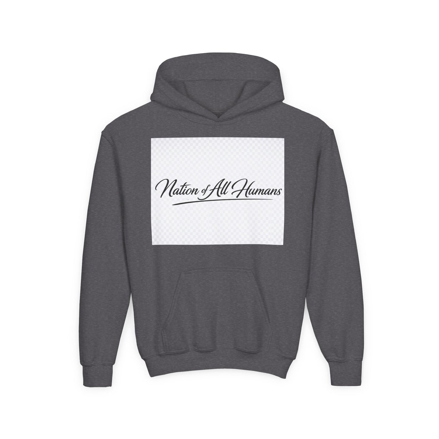 Youth Hoodie - Nation of All Humans™ (N.O.A.H™)" Graphic Astronaut Logo Hoodie