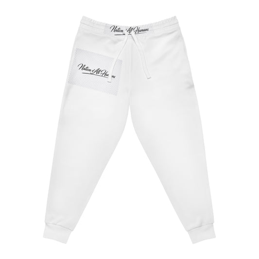 Nation of All Humans™   Athletic Joggers — Graphic Pocket Sweatpants