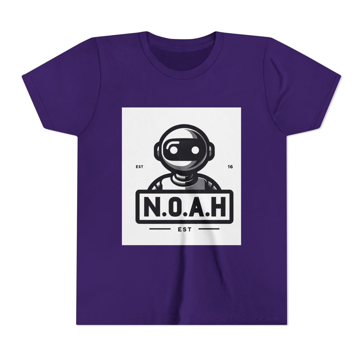 Kids Robot Head-N.O.A.H™ Graphic Youth Short Sleeve Shirt