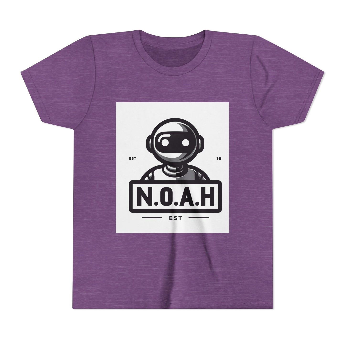 Kids Robot Head-N.O.A.H™ Graphic Youth Short Sleeve Shirt