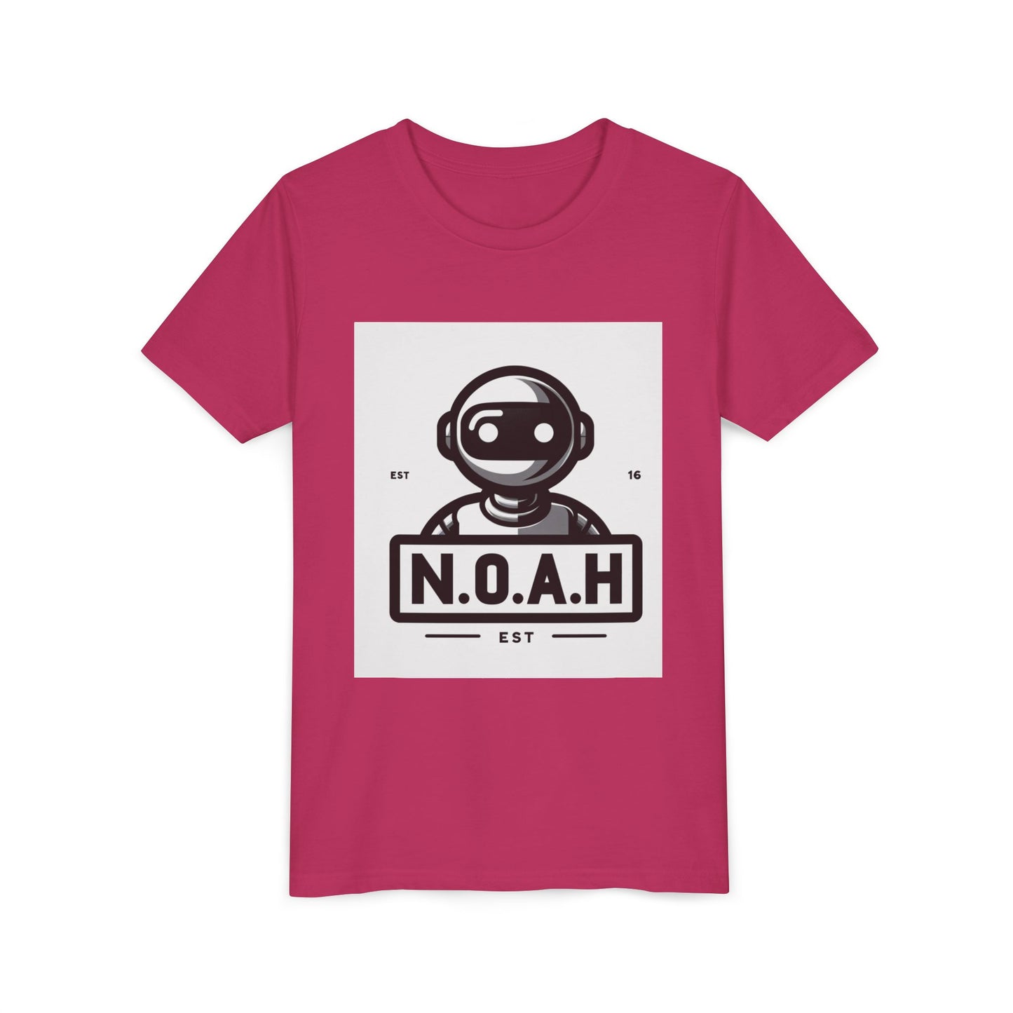 Kids Robot Head-N.O.A.H™ Graphic Youth Short Sleeve Shirt