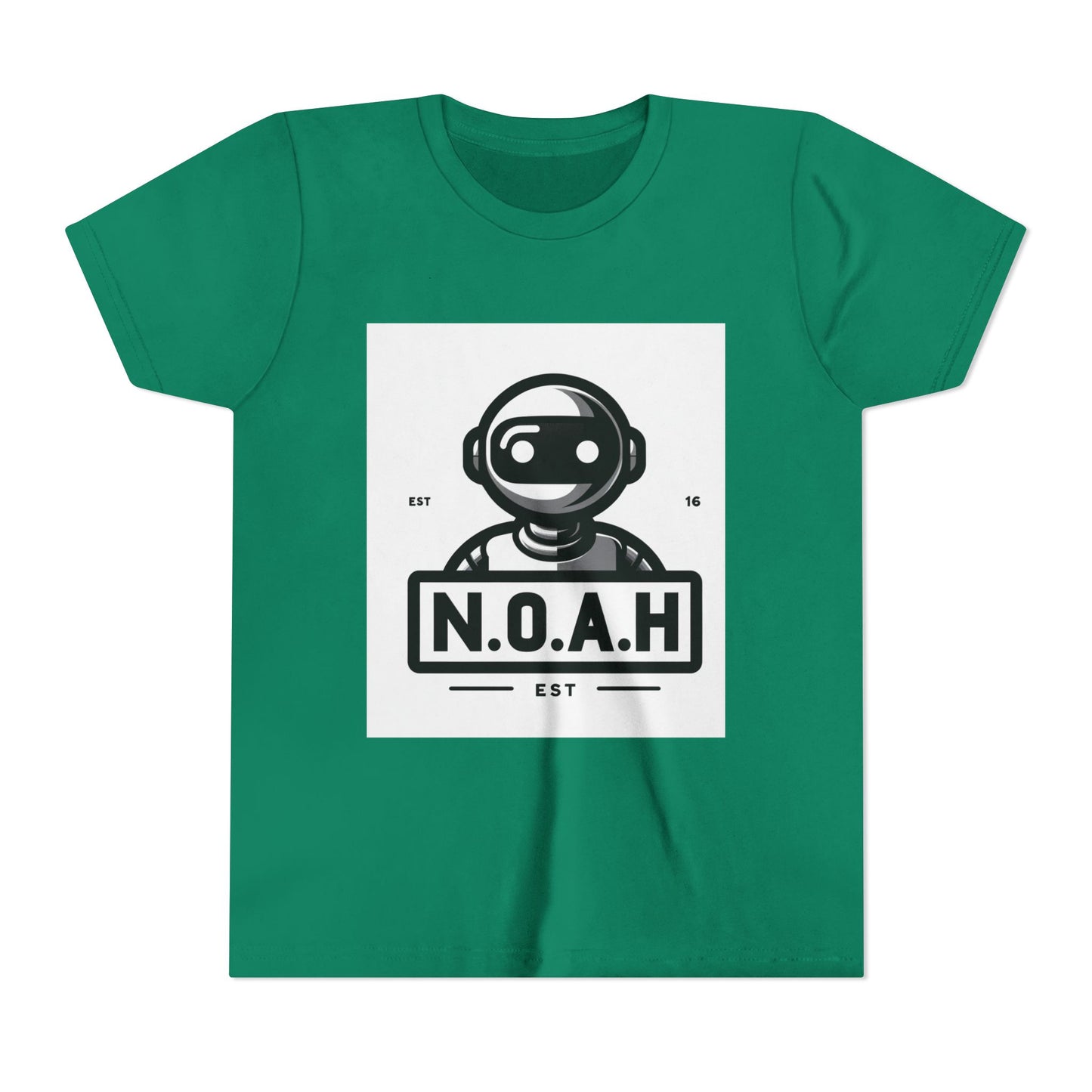 Kids Robot Head-N.O.A.H™ Graphic Youth Short Sleeve Shirt