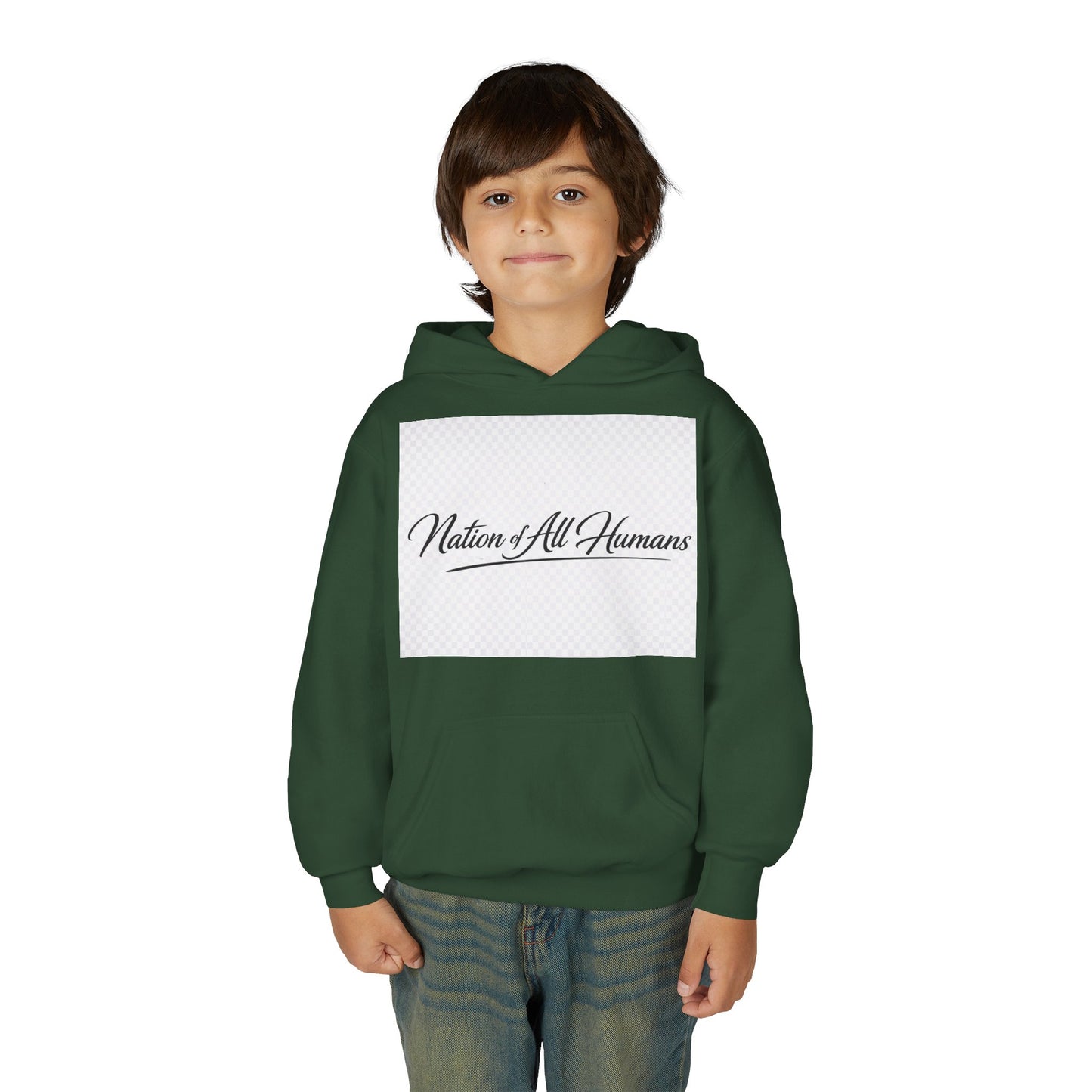Youth Hoodie - Nation of All Humans™ (N.O.A.H™)" Graphic Astronaut Logo Hoodie