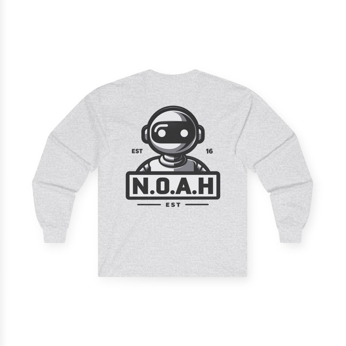 N.O.A.H™ Believer's Robot Long Sleeve Tee — #Onedayatatime Inspirational Shirt