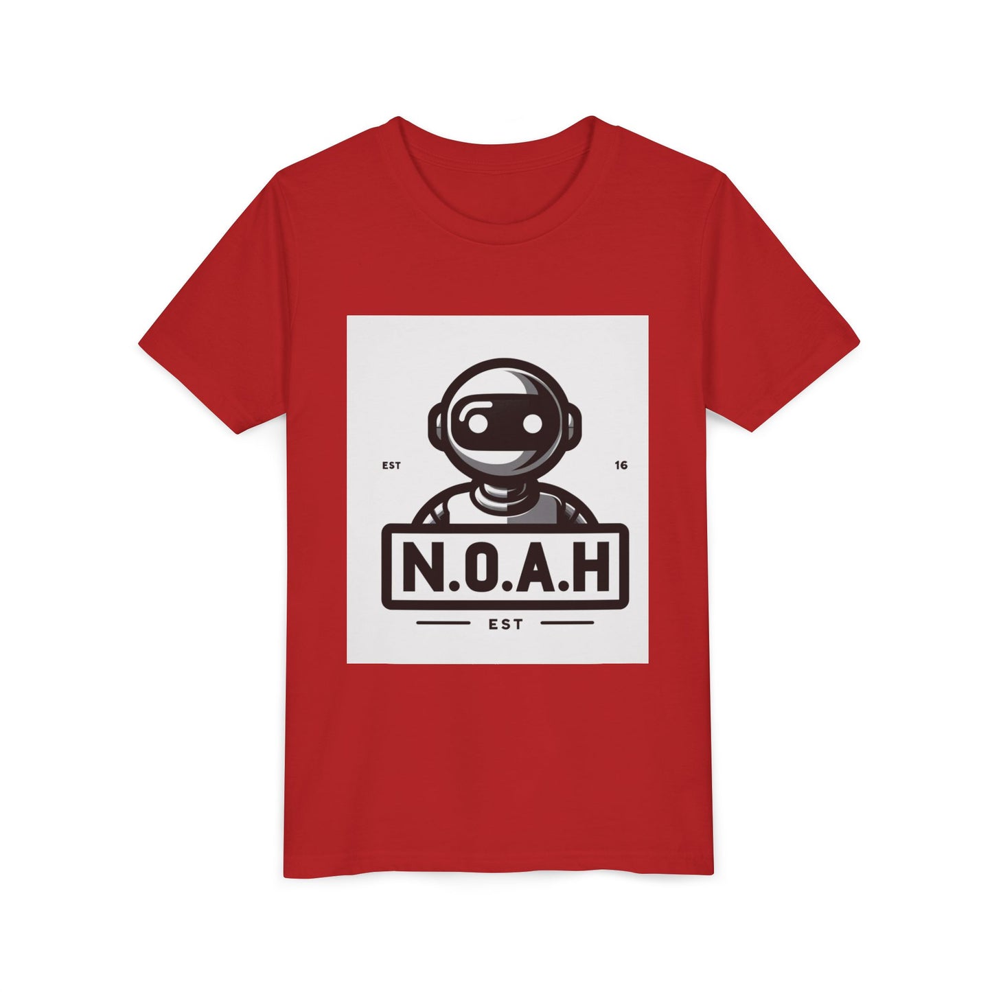 Kids Robot Head-N.O.A.H™ Graphic Youth Short Sleeve Shirt