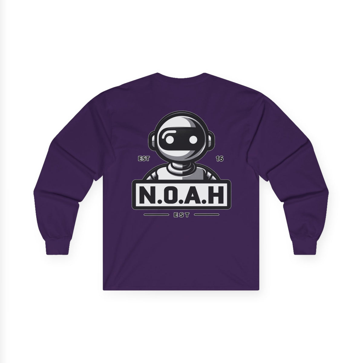 N.O.A.H™ Believer's Robot Long Sleeve Tee — #Onedayatatime Inspirational Shirt