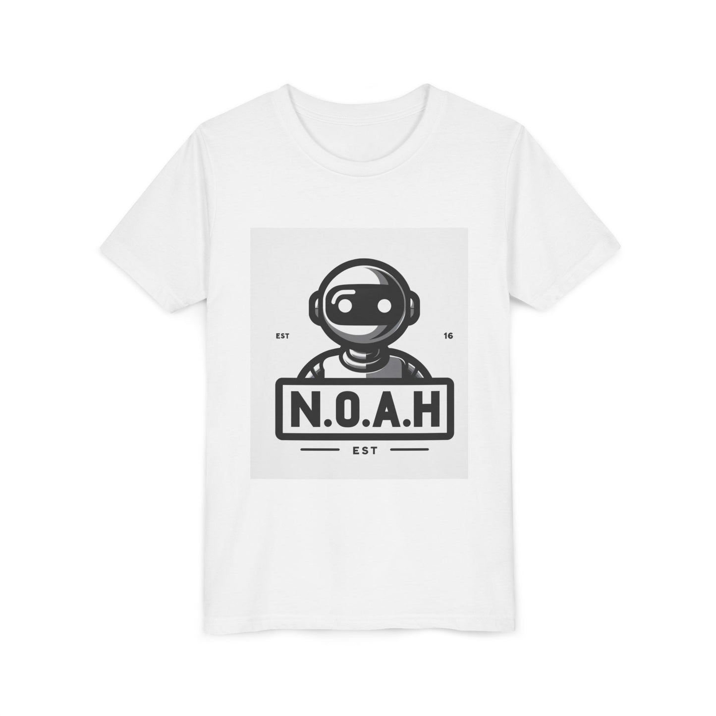 Kids Robot Head-N.O.A.H™ Graphic Youth Short Sleeve Shirt