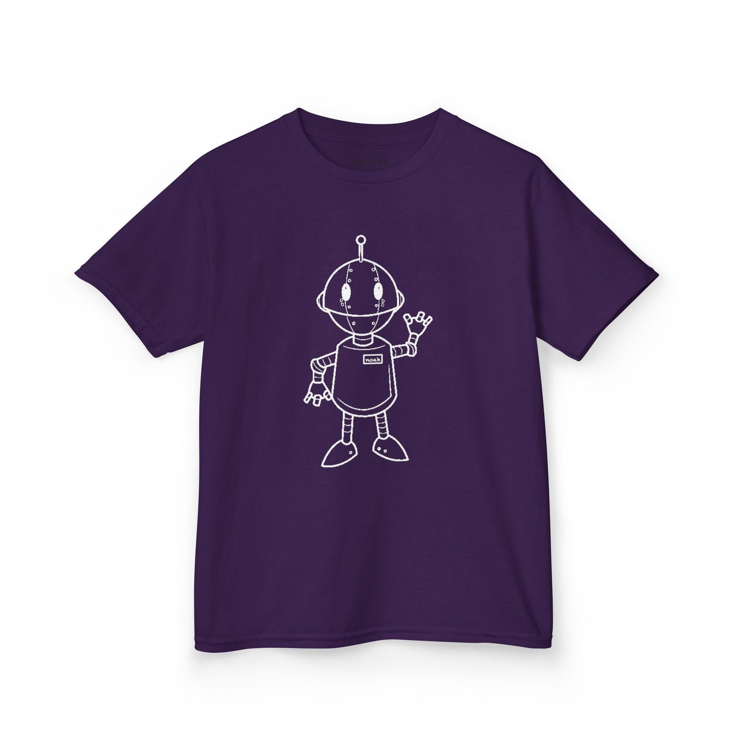 Kids N.O.A.H™ '' FIRST ''Robot Tee — "Nation Of All Humans" Back Print