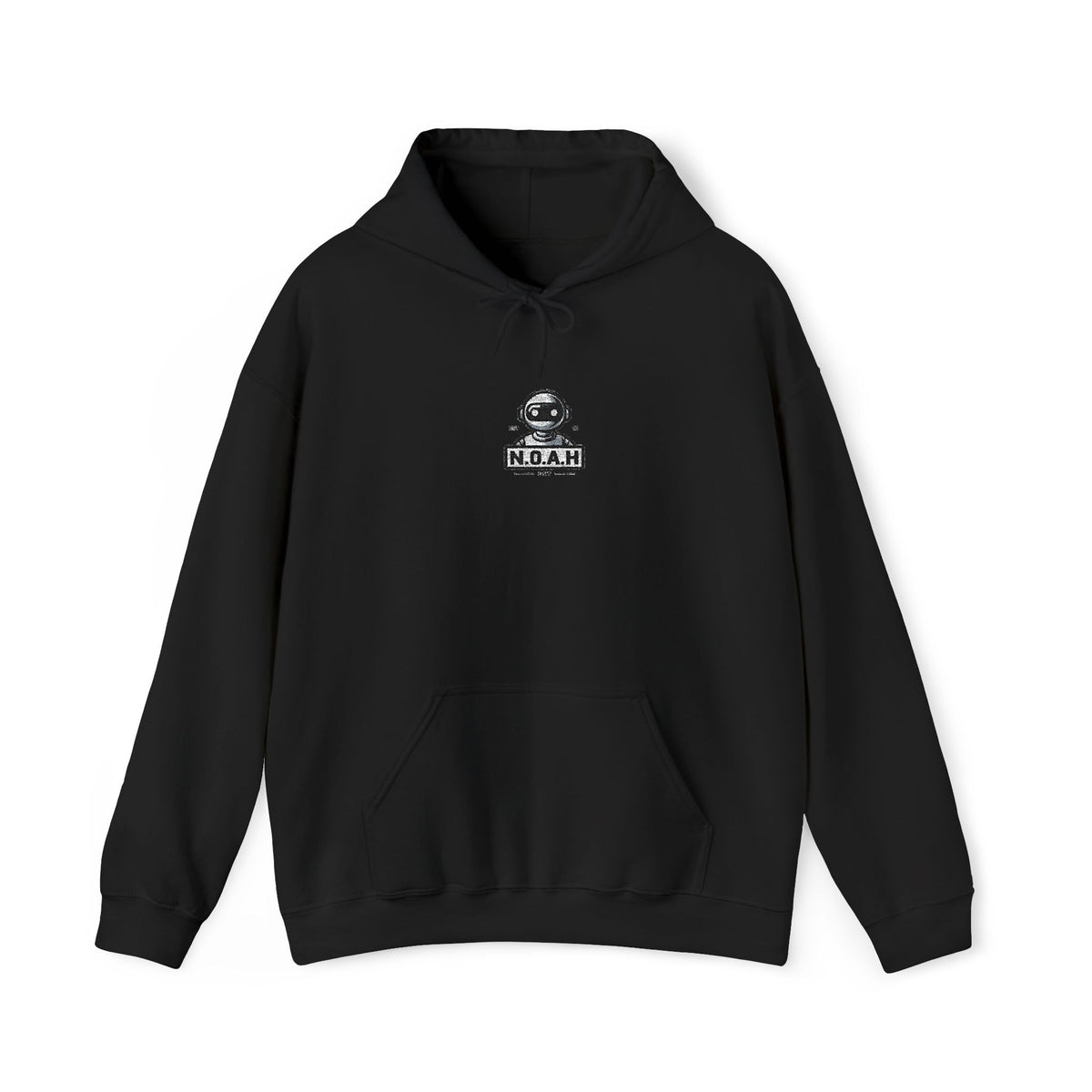 N.O.A.H™ Robot Head Hoodie — 'Space Cadet' Graphic Pullover