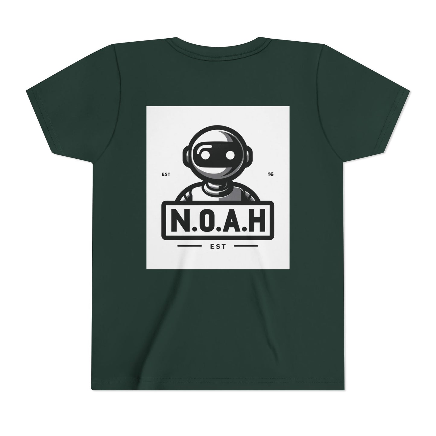 Kids Robot Head-N.O.A.H™ Graphic Youth Short Sleeve Shirt