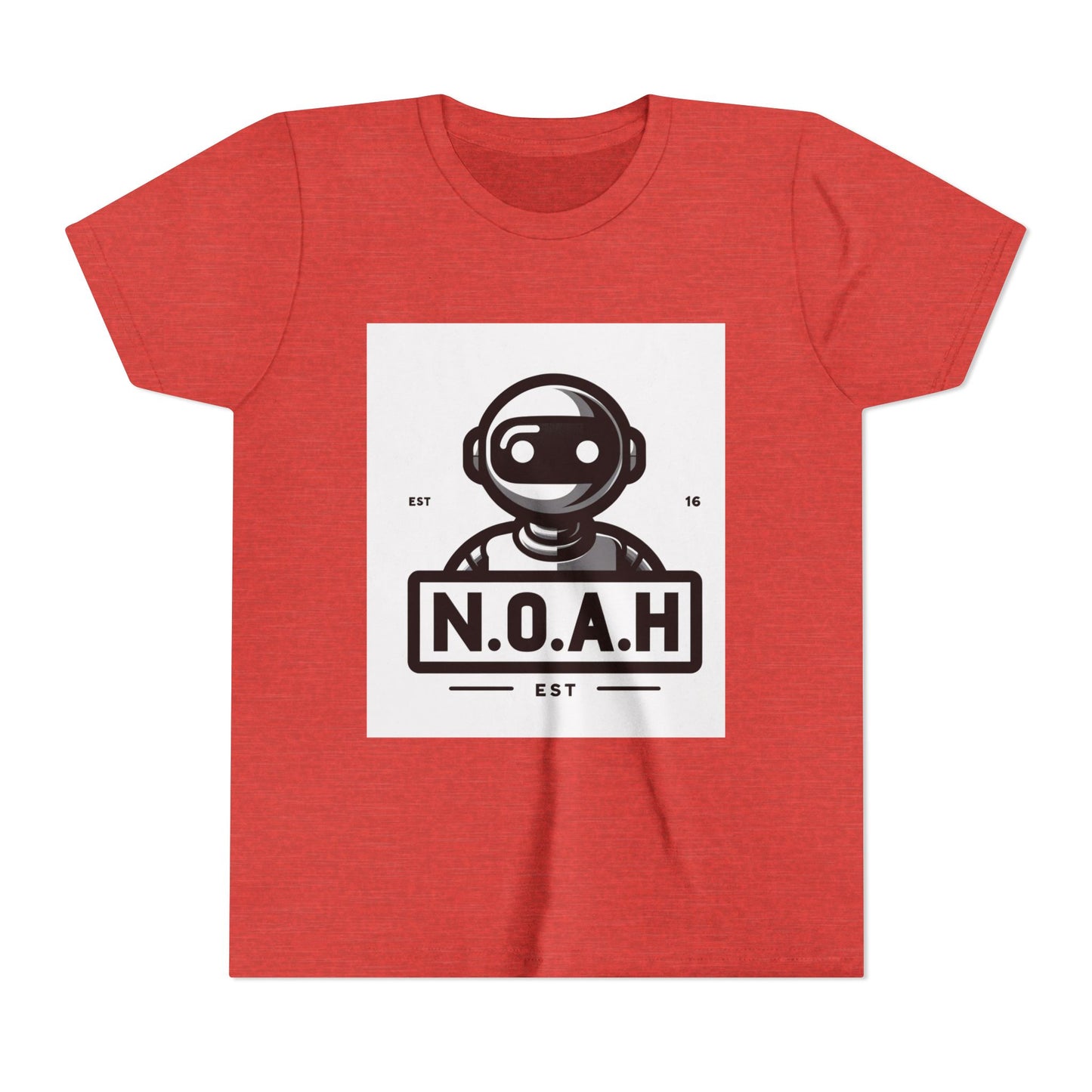 Kids Robot Head-N.O.A.H™ Graphic Youth Short Sleeve Shirt