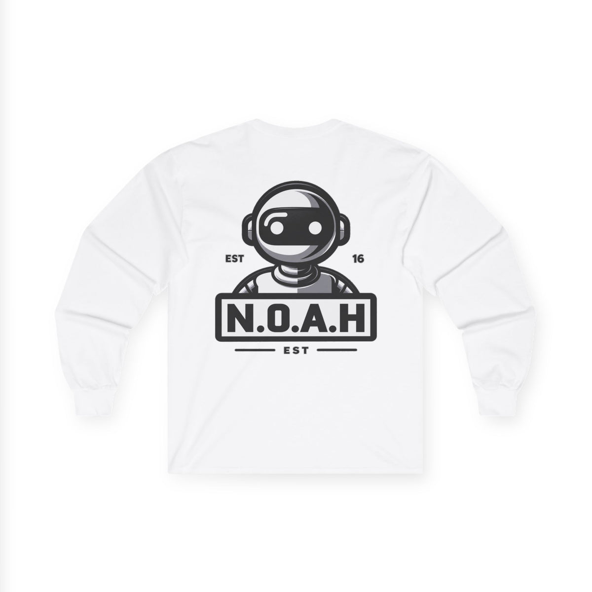 N.O.A.H™ Believer's Robot Long Sleeve Tee — #Onedayatatime Inspirational Shirt