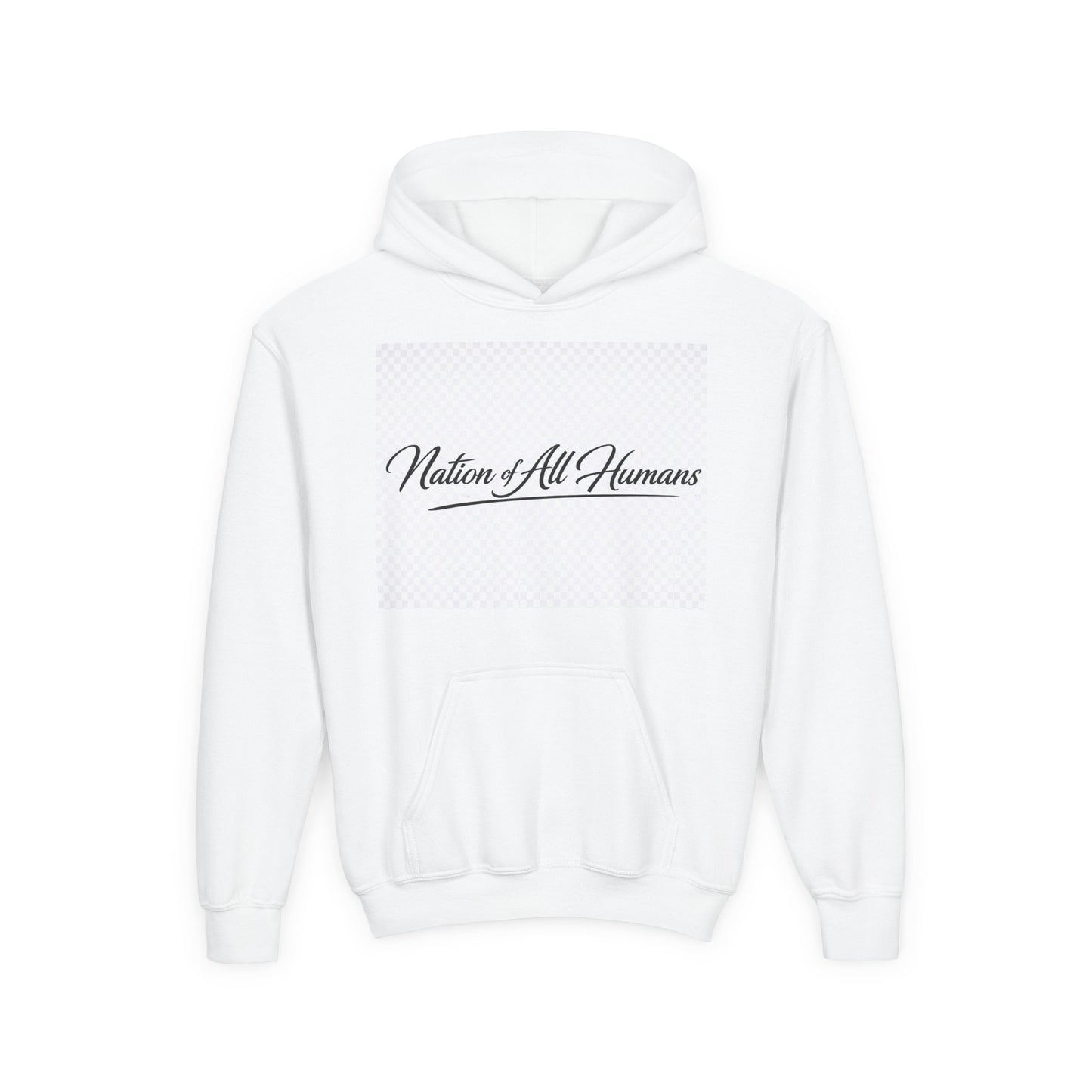 Youth Hoodie - Nation of All Humans™ (N.O.A.H™)" Graphic Astronaut Logo Hoodie