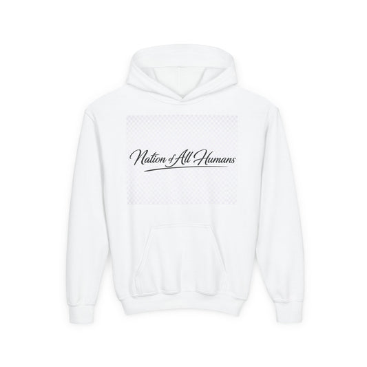 Youth Hoodie - Nation of All Humans™ (N.O.A.H™)" Graphic Astronaut Logo Hoodie