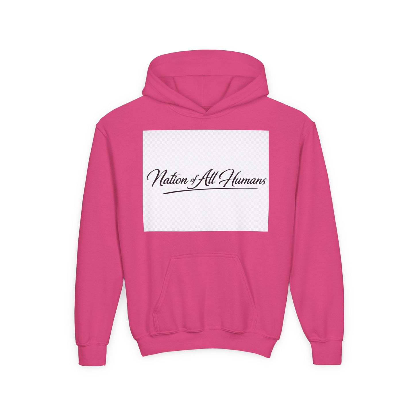 Youth Hoodie - Nation of All Humans™ (N.O.A.H™)" Graphic Astronaut Logo Hoodie