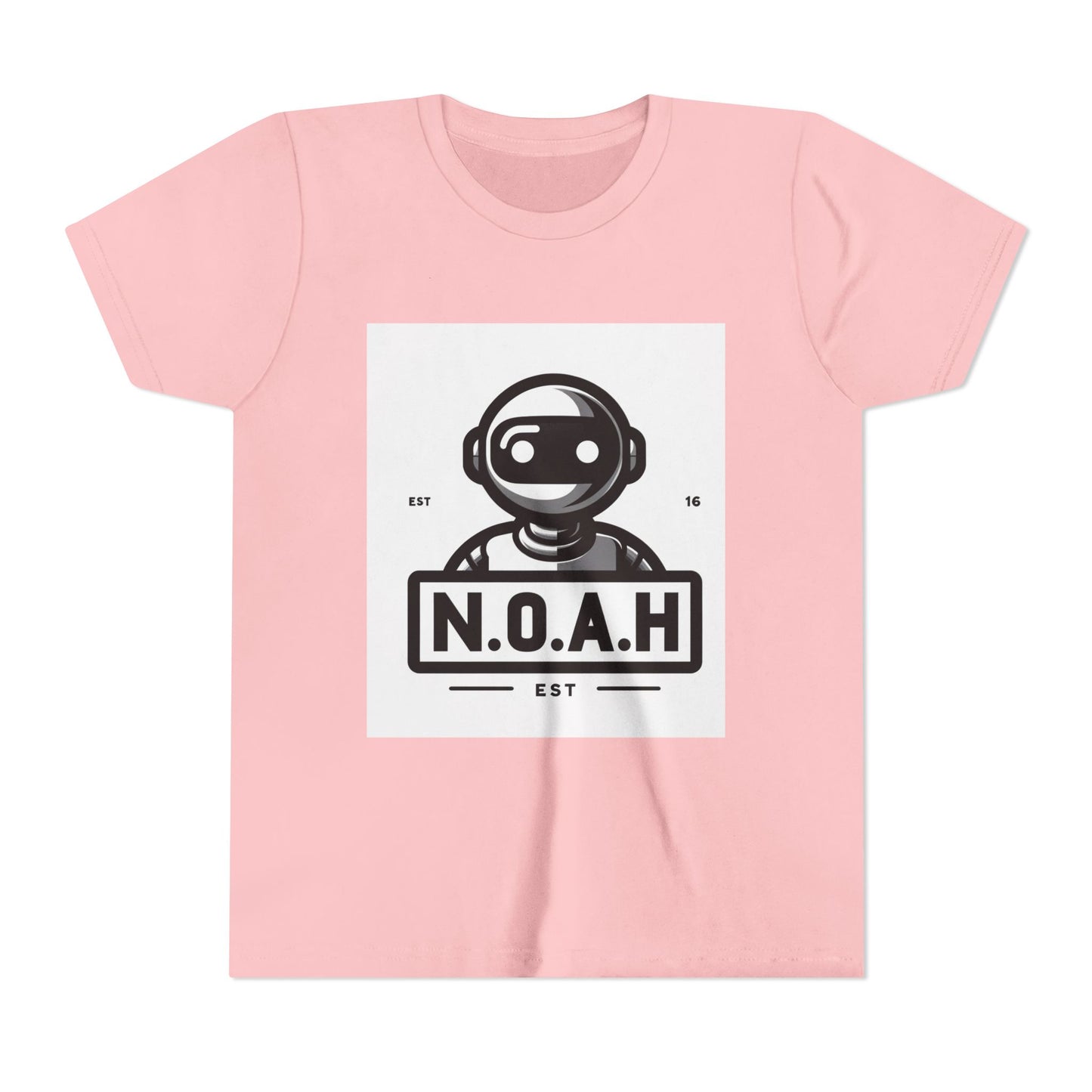 Kids Robot Head-N.O.A.H™ Graphic Youth Short Sleeve Shirt