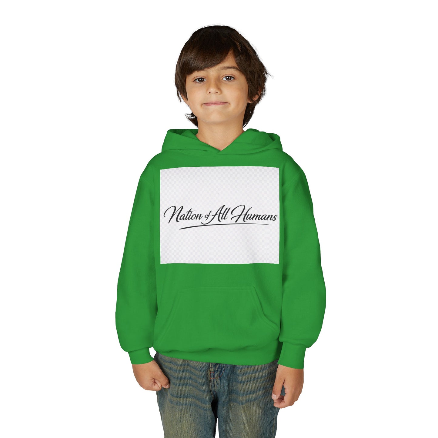 Youth Hoodie - Nation of All Humans™ (N.O.A.H™)" Graphic Astronaut Logo Hoodie