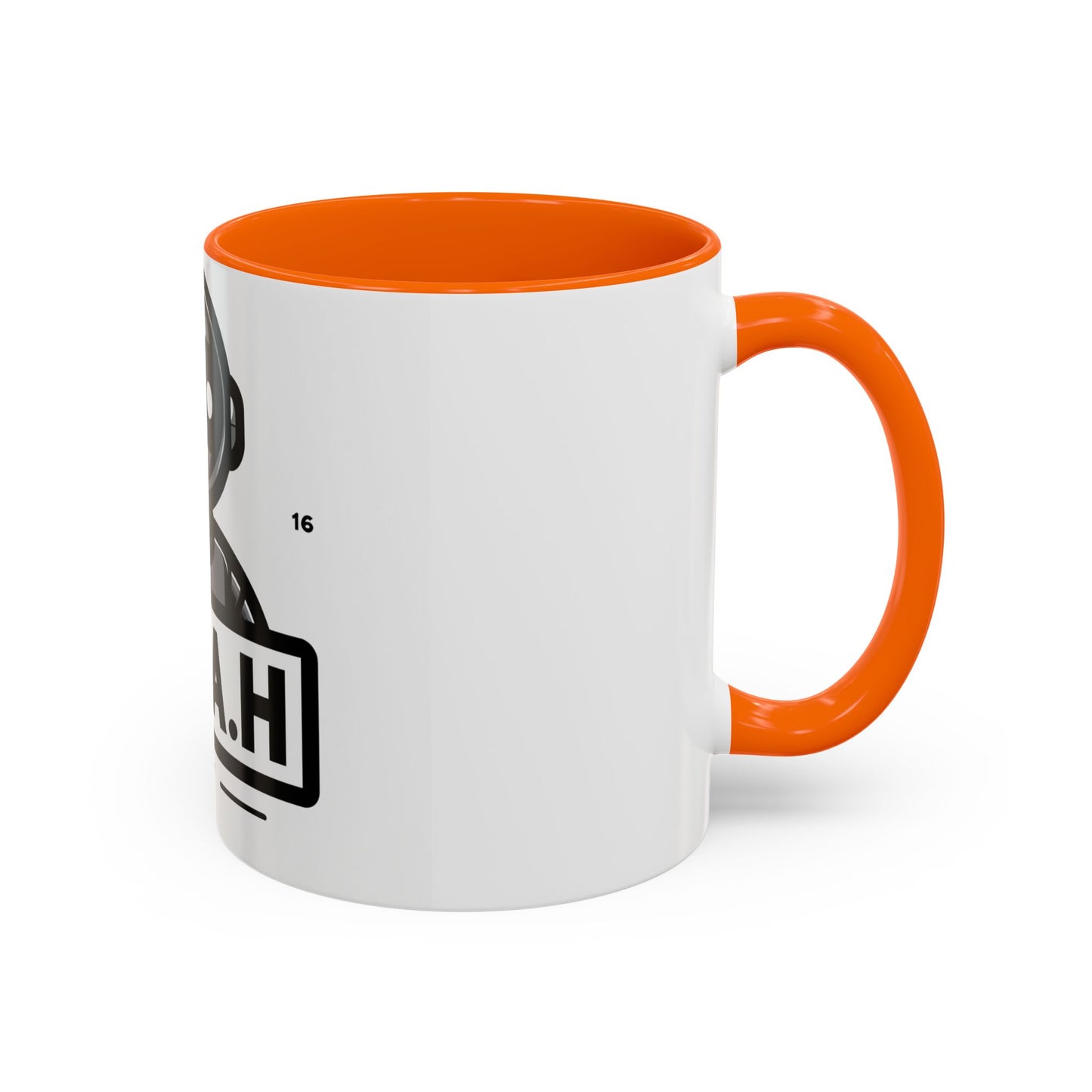 N.O.A.H™ Robot Accent Coffee Mug — Personalized Name Coffee Cup (11/15oz)