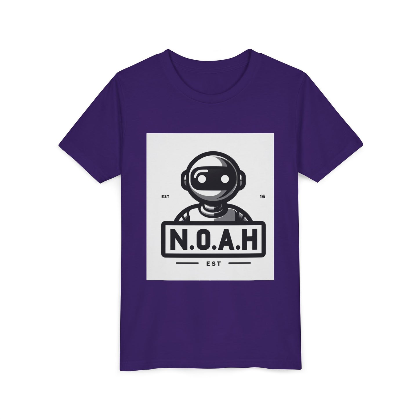 Kids Robot Head-N.O.A.H™ Graphic Youth Short Sleeve Shirt